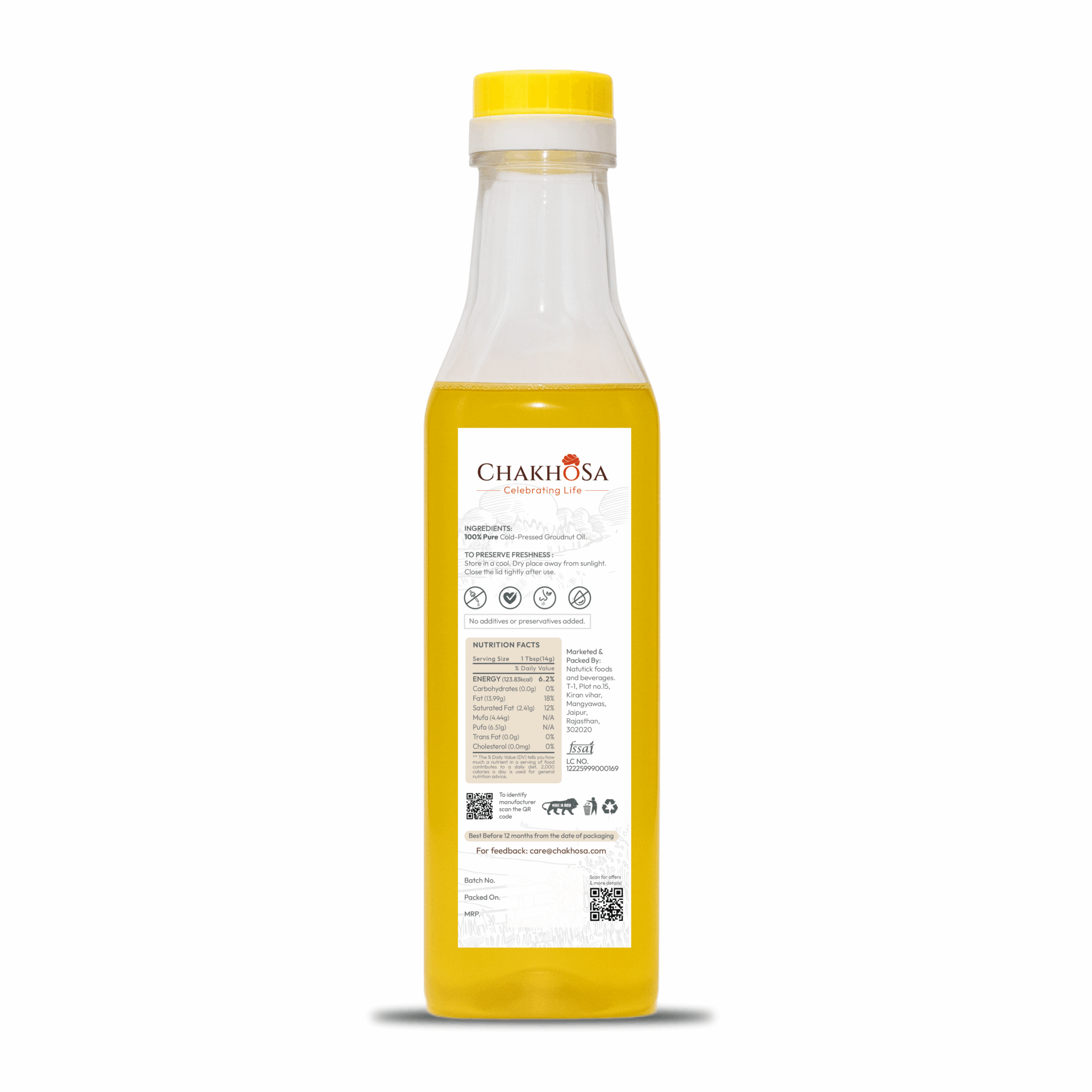 Wood Pressed Groundnut Oil